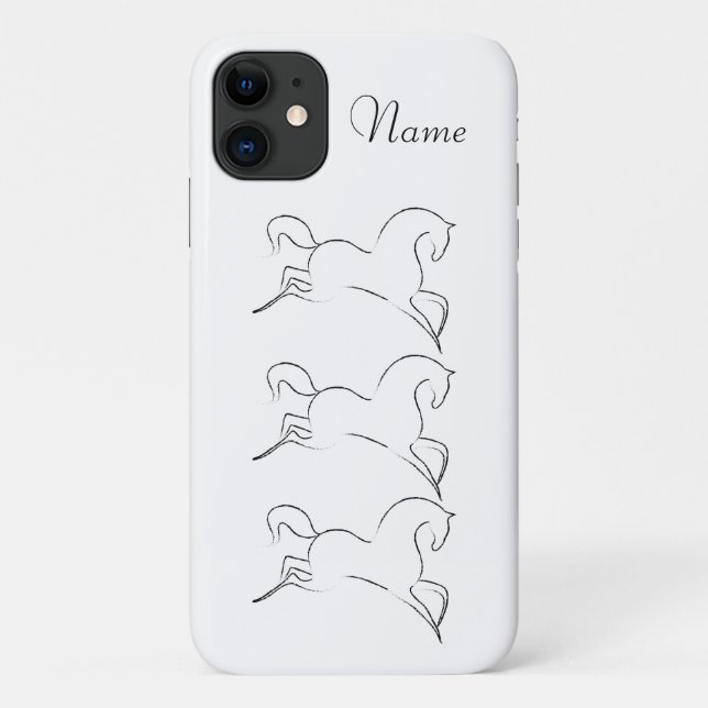Wildes Pferd Thunder_Cove Case-Mate iPhone Hülle (Rückseite)