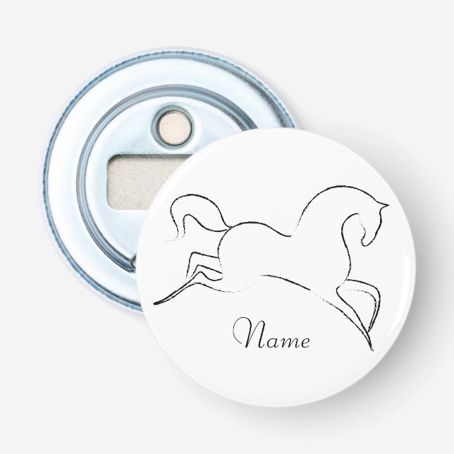 Wildes Pferd Thunder_Cove Flaschenöffner (Vorderseite)