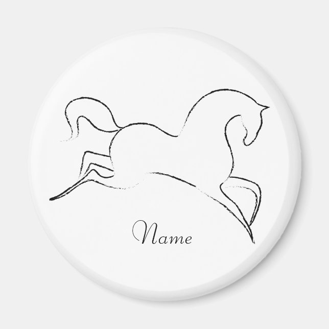 Wildes Pferd Thunder_Cove Magnet (Vorne)