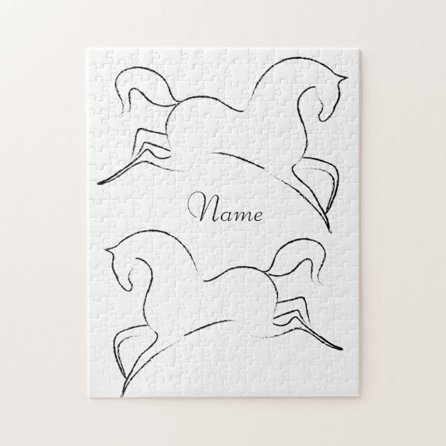 Wildes Pferd Thunder_Cove Puzzle (Vertikal)