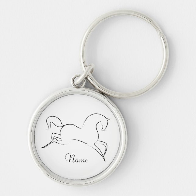 Wildes Pferd Thunder_Cove Schlüsselanhänger (Vorne)