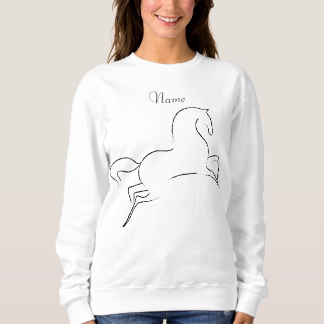 Wildes Pferd Thunder_Cove Sweatshirt (Vorderseite)