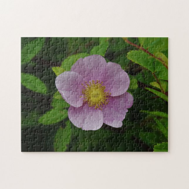 Wildes Rosa-Rose Puzzle (Horizontal)