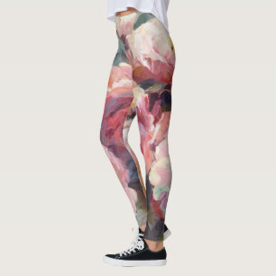 Wildes Rosa-Rosen Leggings