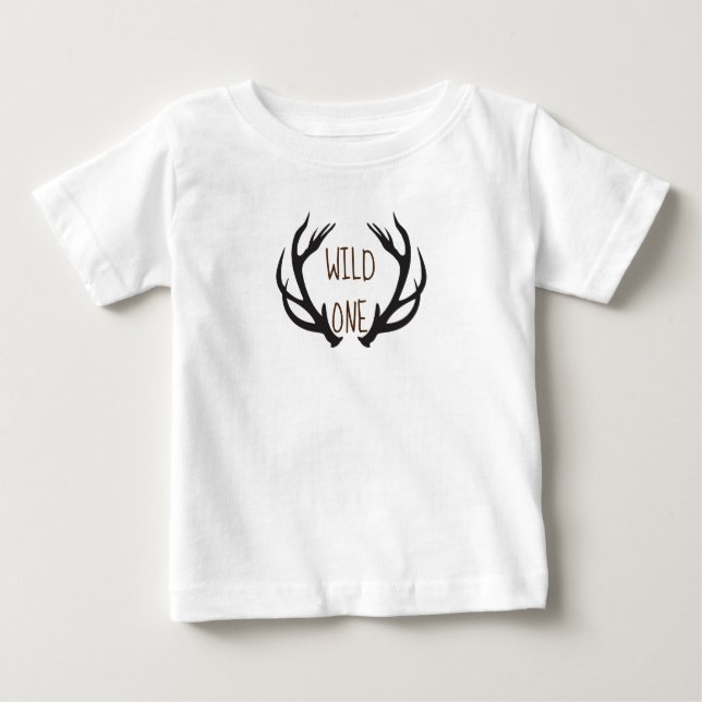 Wildes Säuglings-T-Shirt Baby T-shirt (Vorderseite)