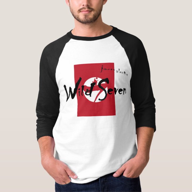 Wildes sieben Band-Shirt T-Shirt (Vorderseite)