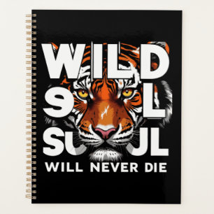 "Wildes Soul - Fierce Tiger Eyes Motivierend Art" Planer