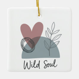 Wildes Soul Keramikornament