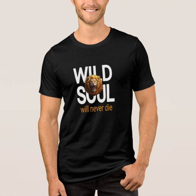 Wildes Soul T-Shirt Tri-Blend Shirt (Vorderseite)
