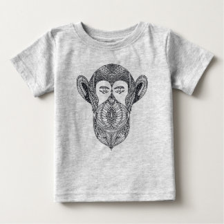 Wildes Tier des Waldgekritzels Baby T-shirt