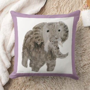 Wildes Tier-Elefant-Kunst Kissen