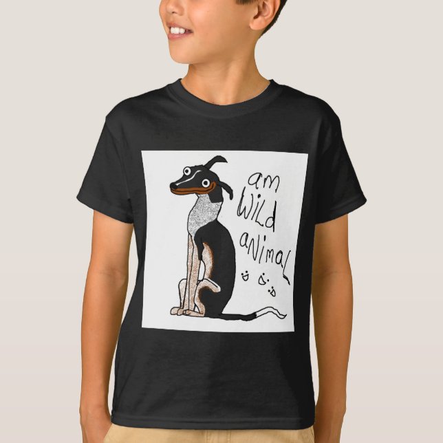 Wildes Tier morgens T-Shirt (Vorderseite)