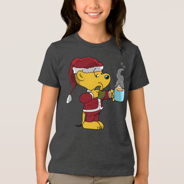 Wildes Weihnachtsfest Tri-Blend Shirt (Vorderseite)