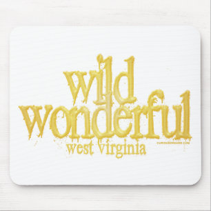 Wildes wunderbares Virginia-Westgelbes Mousepad