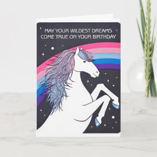 Wildest Dreams Geburtstags-Letterpress-Karte Karte
