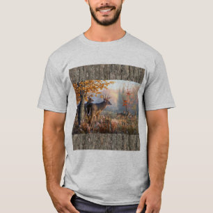 Wildfamilie auf dem Feld T-Shirt