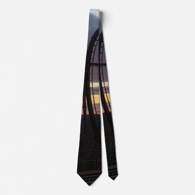 Wildfire Sunset Neck Tie Krawatte (Vorderseite)