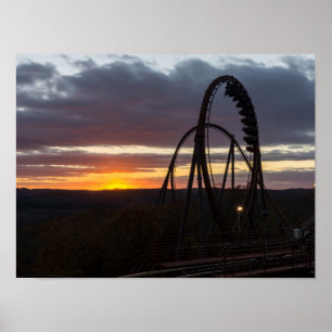 Wildfire Sunset Poster