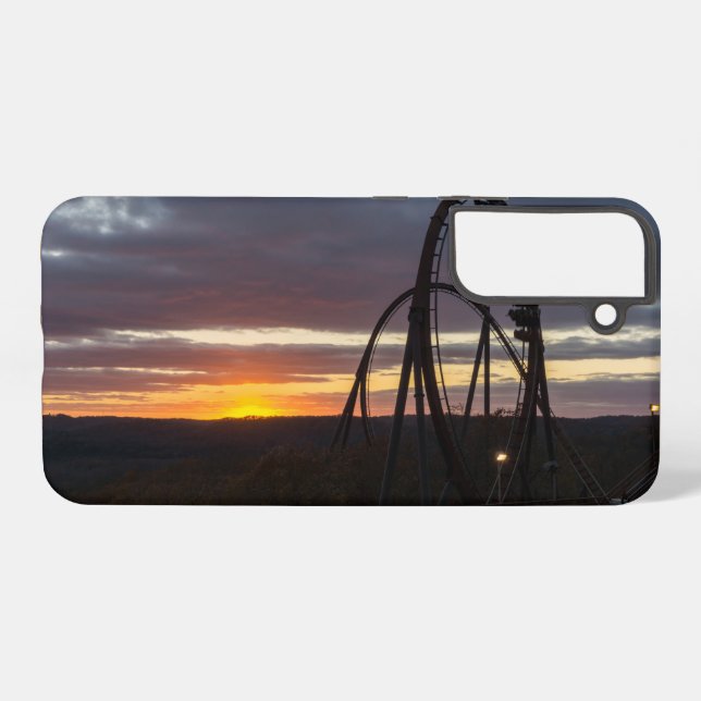 Wildfire Sunset Samsung Handy Case Samsung Galaxy Hülle (Rückseite (Horizontal))