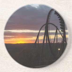Wildfire Sunset Sandstein Untersetzer