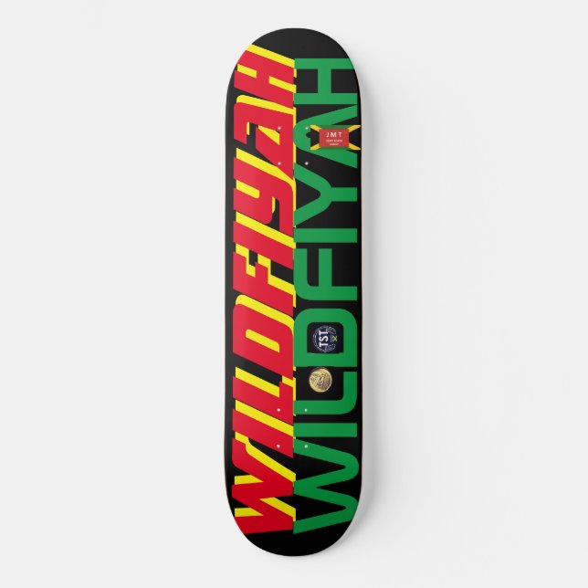 WILDFIYAH JMT SK8 1/4" Skateboarddecke Skateboard (Vorderseite)
