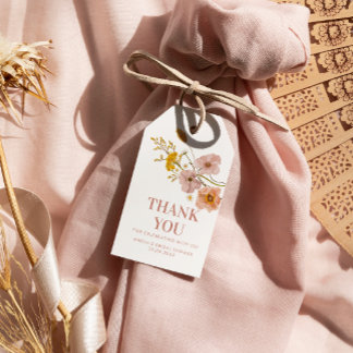 Wildflower-Anhänger, Boheme-Blumen Geschenkanhänger