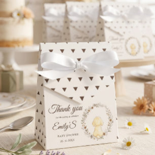 Wildflower-Baby-Party Golden Retriever Geschenkschachtel
