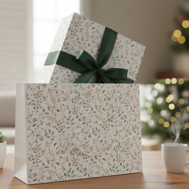 Wildflower Boho  Große Geschenktüte (Von Creator hochgeladen)