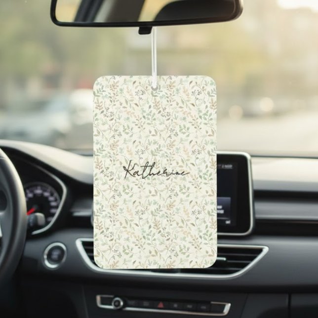 Wildflower Boho Name Autolufterfrischer (Von Creator hochgeladen)