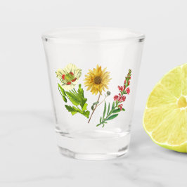 Wildflower Boho Rustic Schnapsglas