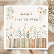 Wildflower Books Baby Shower Geschlechtsneutral