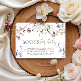 Wildflower Books for Baby Card Begleitkarte