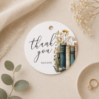 Wildflower Books Geschenkanhänger zur Brautparty-D