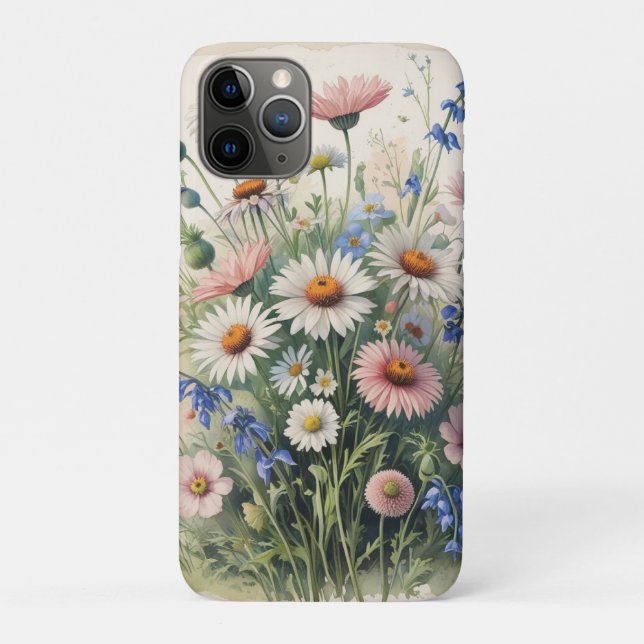Wildflower Botanical Floral iPad Case – Nature-Ins (Rückseite)