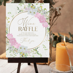 Wildflower-Brautjungfer-Party-Weinverlosung-Spiels Poster