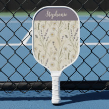 Wildflower Daisy Lavender Cottagecore Monogram