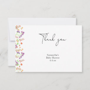 Wildflower Danke Baby Shower