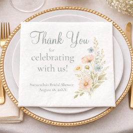 Wildflower Garden Party Event Serviette