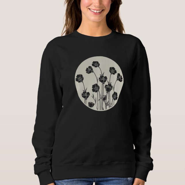 Wildflower Gardening Bulbous Crowfoot Buttercup Fl Sweatshirt (Vorderseite)