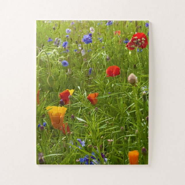 Wildflower Harmony | Dunvegan Meadow, Isle of Skye Puzzle (Vertikal)