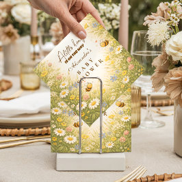 Wildflower Honey Meadow Baby Shower Serviette