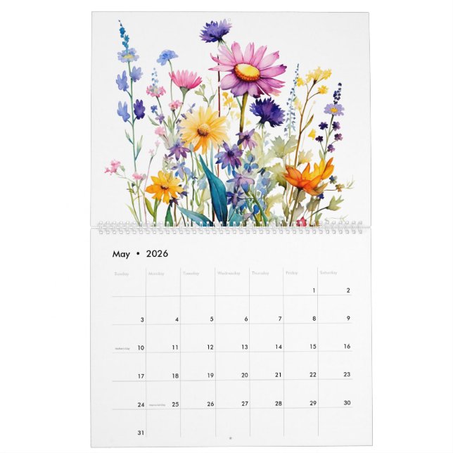  Wildflower  Kalender (Mai 2026)