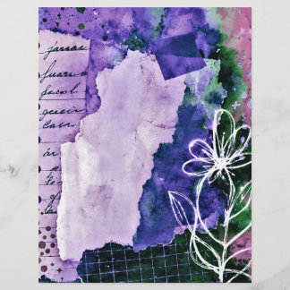 Wildflower-Kunst, 8,5x11", Mehrzweck-Bastelpapier
