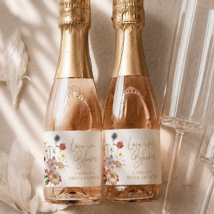 Wildflower-Liebe-in-Blüte-Mini-Champagner-Etikett