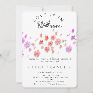 Wildflower Love Is in Bloom Brautparty Einladung