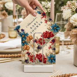 Wildflower Meadow Baby Shower Serviette