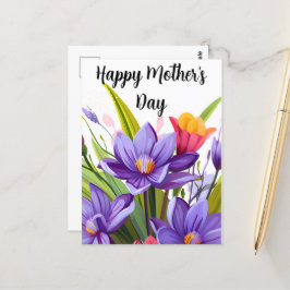  Wildflower Mother's Day  Postkarte