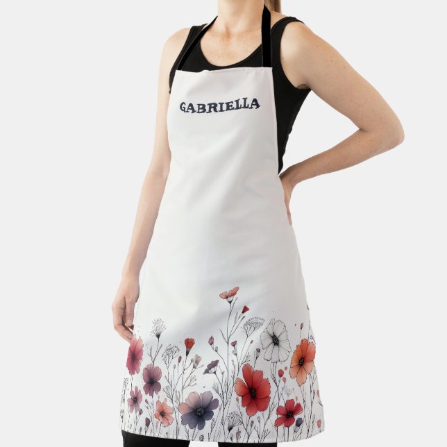 Wildflower Sketch Apron Schürze (InSitu)