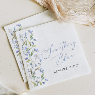 Wildflower-Something-Blue-Brautjungfer-Party Serviette