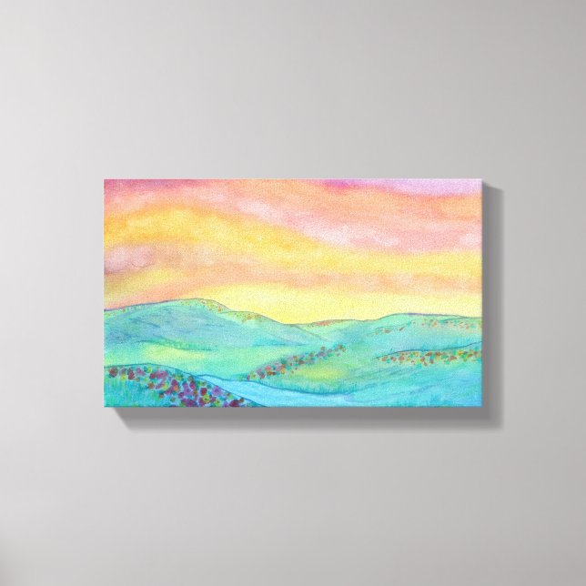 Wildflower Sun Leinwanddruck (Vorderseite)